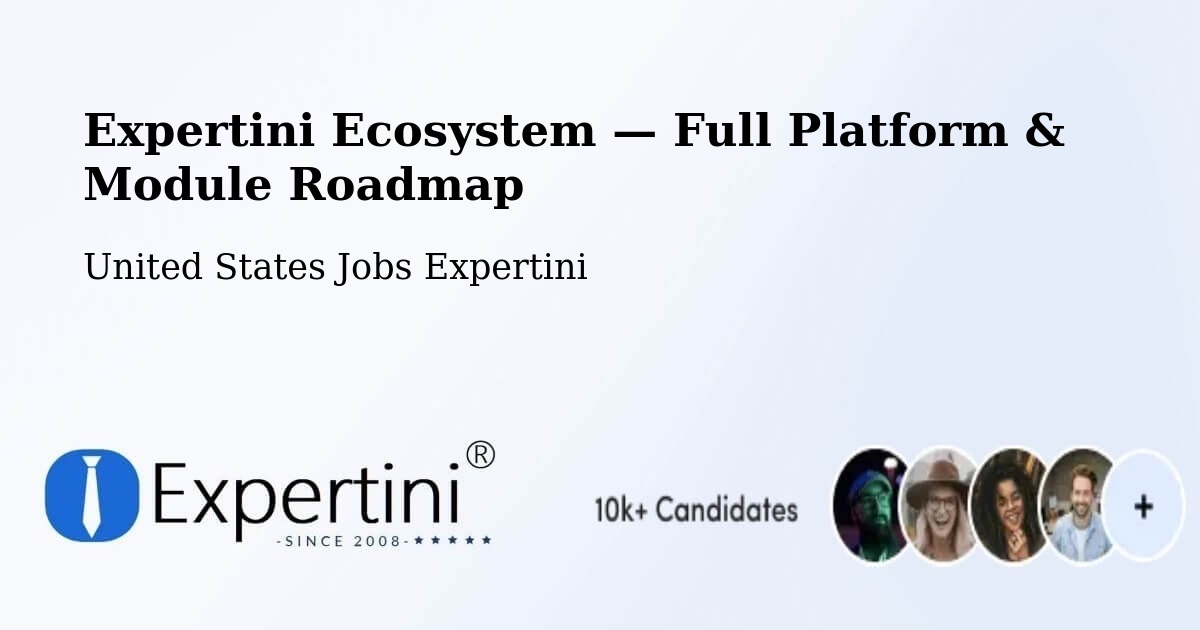 Expertini Ecosystem — Full Platform & Module Roadmap – Converse